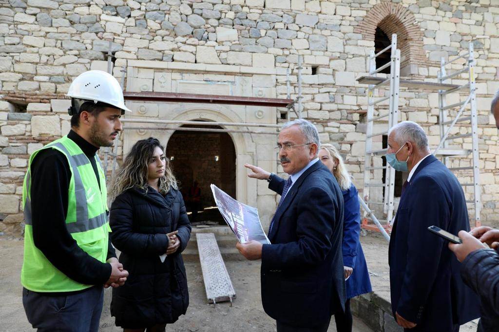 TARİHİ ESKİPAZAR CAMİİ RESTORE EDİLİYOR